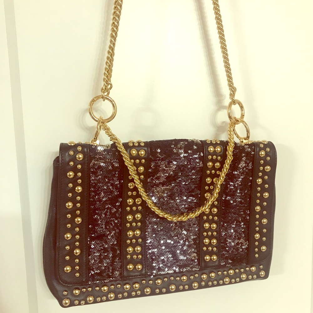 Halston Heritage Sequin Crossbody Evening Bag